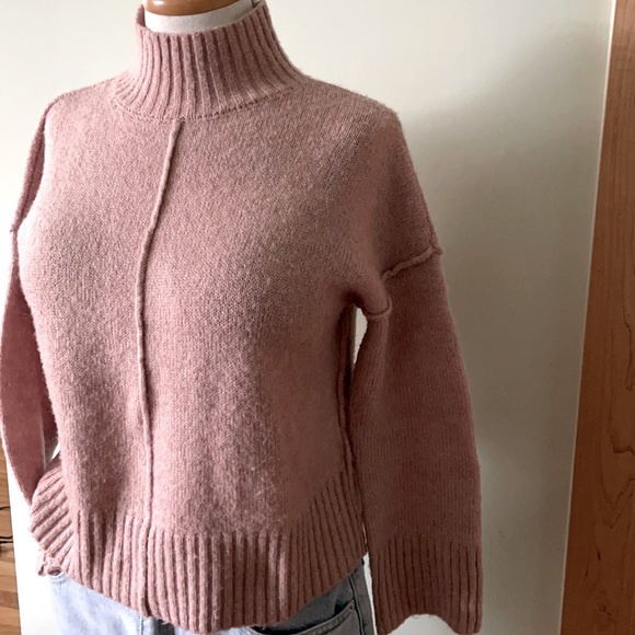 ONLY Turtleneck Sweater in Blush Pink, Size S - Picture 2 of 12